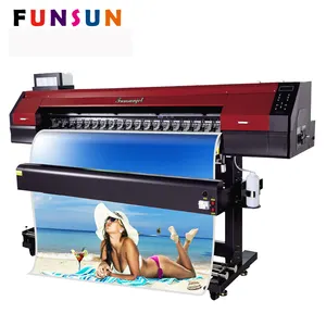 China Sticker Eco Solvent Plotter Printer Colour Printer 8 Feet Flex Banner Printing Machine