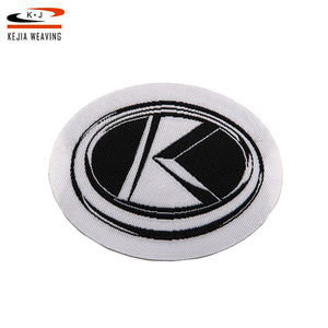 Corte ultrasónico de prensa de calor estándar de diseño adhesivo personalizado volver parche tejido - Product Image 6