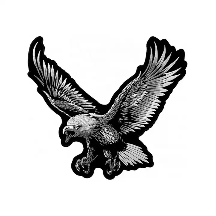 Embroidery Badges Eagle Cloth Sticker Embroidery Patches for Clothing -  China Woven Patches and Embroidery Patches price