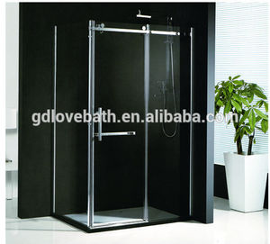 templado de vidrio sólido y una bandeja de piedra con marco de ducha sala de muebles - Product Image 1