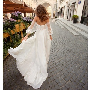 ขายส่งตุรกีชีฟอง Boho Beach สาวงานแต่งงานชุด - Product Image 6