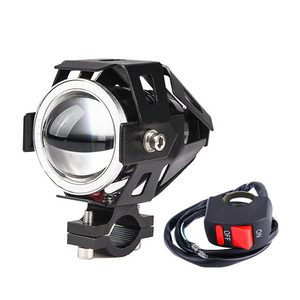 Faro de motocicleta <span class=keywords><strong>U7</strong></span>, con ojo de Ángel, Ojo del diablo, foco de motocicleta, luz LED - Product Image 1