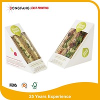 folding cardboard paper sandwich box