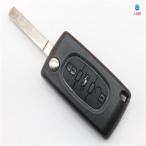 Pour Peugeot 207 307 308 407 <span class=keywords><strong>Citroen</strong></span> C2 <span class=keywords><strong>C3</strong></span> C4 C5 Flip Key Case Shell CE0523 CE0536 HU83 VA2 <span class=keywords><strong>2</strong></span> 3 4 Bouton <span class=keywords><strong>Clé</strong></span> De Voiture À Distance - Product Image 2