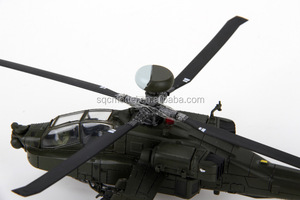 Modelo de Helicóptero Apache de Aleación Fundida a Presión a Escala 1:72, Modelo de Simulación - Product Image 6