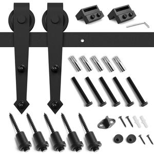 Kit <span class=keywords><strong>de</strong></span> Herrajes <span class=keywords><strong>para</strong></span> <span class=keywords><strong>Puerta</strong></span> Corredera Estilo Rústico Clásico Moderno RHETECH, Riel <span class=keywords><strong>de</strong></span> Acero con Rodillo Individual <span class=keywords><strong>para</strong></span> <span class=keywords><strong>Baño</strong></span>, en Oferta - Product Image 5