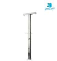 S310 panneau de douche extérieur nouveau design 304 finition brossée colonne de douche extérieure de piscine en acier inoxydable