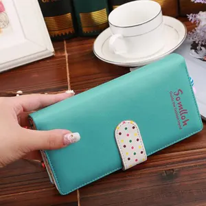 Dompet Perempuan Murah Motif Dot, Dompet Cewek Trendi, Lucu, Modis