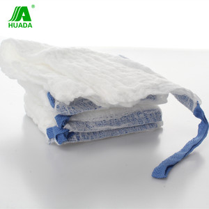 Spugna medica in garza emostatica addominale, 5 pezzi/pkt, sterile, prelavata, 30x30x12 strati con chip rilevabile ai raggi x - Product Image 6