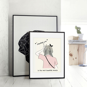 Custom Hotel Artwork Manufacturer <strong>A4</strong> <strong>Black</strong> Wood Wall Hanging Picture <strong>Frames</strong> 8x10 Simple Photo <strong>Frame</strong> for Home Decor - Product Image 1
