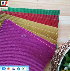 colour packing corrugated craft sheet/ high quality E flute corrugated paper/S waved corrugated paper