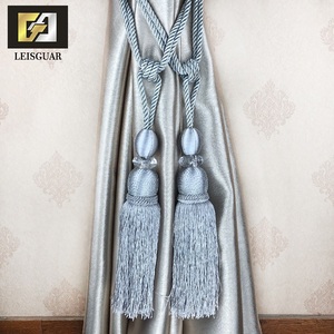 Cổ Điển Treo Bóng Móc <span class=keywords><strong>Tie</strong></span> Trở Lại Phụ Kiện Bán Buôn Hiện Đại Rèm Tua Tieback - Product Image 3