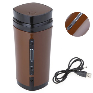 Şarj Edilebilir <span class=keywords><strong>USB</strong></span> Güçlü Paslanmaz Çelik Kupa Isıtıcı, Otomatik Karıştırma Özellikli, 12-24 Saat Termal İzolasyon, Kaynar Suyla Güvenli - Product Image 1