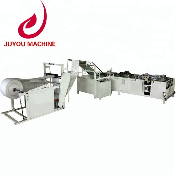 Машина для резки и шитья ПП тканых сумок с коллектором сумок