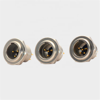 Prise 3 p audio en vrac femelle mâle à angle droit connecteurs prise 3 broches mini xlr connecteur de câble À vendre