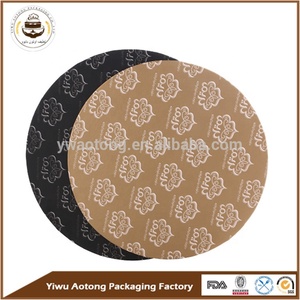 Wholesale Pattern Paper Food Packaging Tray Corrugated Round <strong>Cake</strong> Base <strong>Cake</strong> <strong>Boards</strong> With Custom Logo - Product Image 3