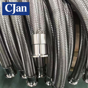<span class=keywords><strong>Manguera</strong></span> trenzada de <span class=keywords><strong>PTFE</strong></span>, cubierta trenzada de acero inoxidable, tubo de <span class=keywords><strong>PTFE</strong></span> convexo, <span class=keywords><strong>manguera</strong></span> flexible para el transporte de productos químicos corrosivos - Product Image 3