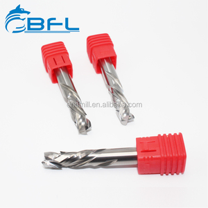 BFL katı karbür için 1/4 sıkıştırma End Mill yönlendirici bit CNC Altin kaplama ile kontrol