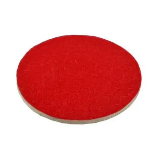 XT-75Y плоское красное шерстяное войлочное полировочное колесо для тонкой полировки войлока для стекла