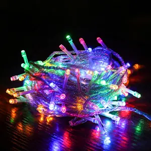 Holiday Led Giáng Sinh Lights Ngoài Trời 100M 50M 30M 20M 10M Led String Lights Trang Trí Cho Đảng Holiday Wedding Garland