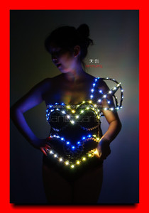 OEM Personalizado por Usted Mismo en este Elegante Vestido de Traje de Baile Brillante LED - Product Image 2