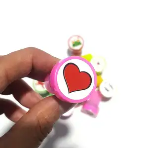 Grappig ontwerp custom rubber speelgoed stempel
