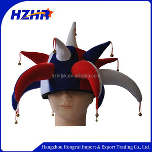 <span class=keywords><strong>Chapeau</strong></span> <span class=keywords><strong>de</strong></span> Clown ou <span class=keywords><strong>de</strong></span> Fâcheur en Velours Personnalisé Unisexe pour Adultes avec Paillettes pour Fête <span class=keywords><strong>de</strong></span> Carnaval ou Fan <span class=keywords><strong>de</strong></span> Football - Product Image 4