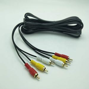 Personnalisé CD DVD Récepteur Stéréo cordon câble AV mâle 3 rallonge <span class=keywords><strong>RCA</strong></span> câble audio vidéo - Product Image 5