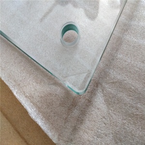 Panneau de <span class=keywords><strong>verre</strong></span> de sécurité <span class=keywords><strong>trempé</strong></span> perforé de 8 mm d'épaisseur pour vitrine, porte ou cloison - Product Image 6