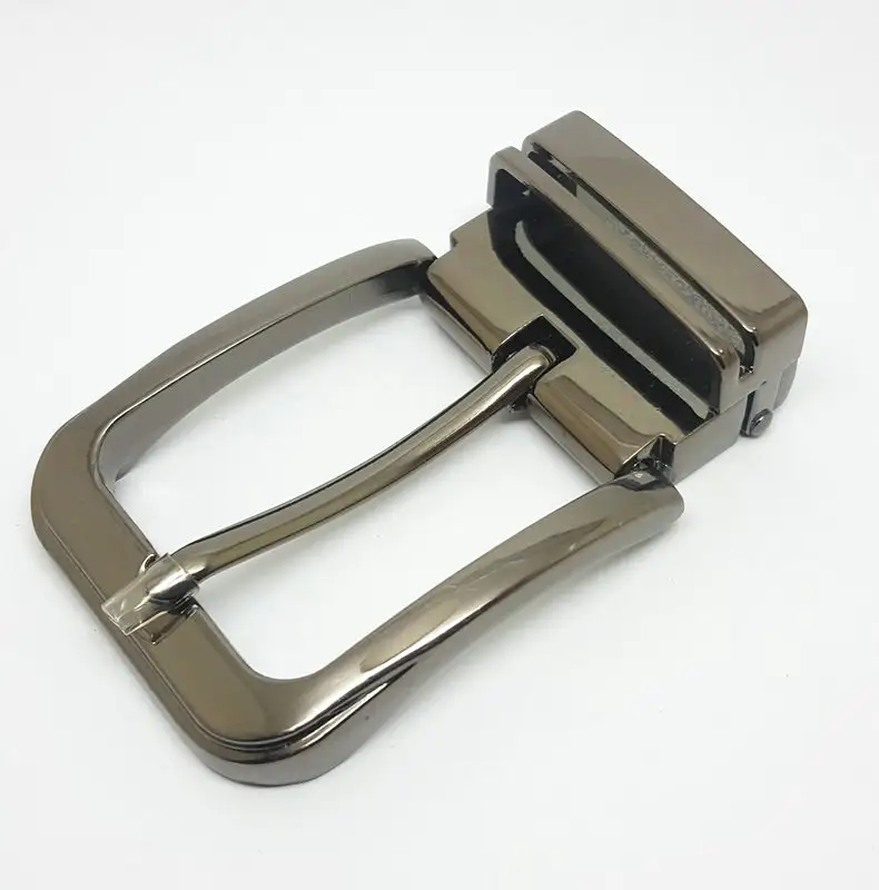 Fivela de cinto de metal curvado de alta qualidade com clipe de 20-40 mm, fivela de cinto personalizada de luxo, pino em branco para fabricantes