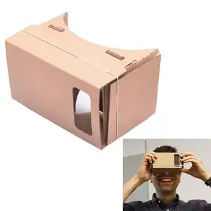 DIY paper Cardboard V1 with Head Trap OEM vr 3D Glasses Cardboard