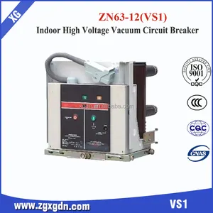 Çalışmasını ZN63 (VS1)-12 vcb Tipik parçaları 12 kv güç basınç vakum devre kesici Manuel operasyon