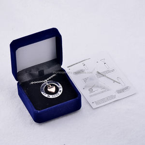 Murano Perhiasan Kaca Kremasi Kupu-kupu, Kalung Guci, Liontin Abu Abu Kenangan Hewan Peliharaan - Product Image 6