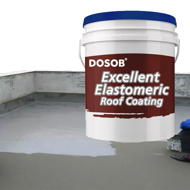 コンクリート屋根表面用の高弾性液体アクリル耐水性塗料