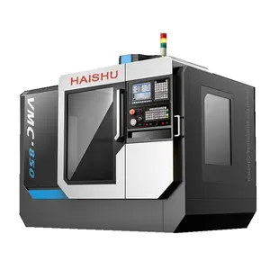 Haishu vmc850 china manufacturer 4 axes 5 axes vertical vmc cnc 5 axis machining center overseas service center available