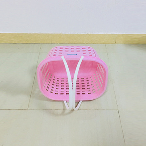 25L niños de color rosa plegable de plástico 2 asas cesta de lavandería - Product Image 6