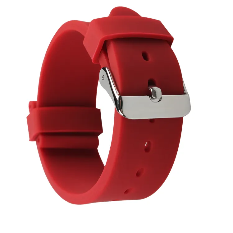 18mm 20mm 22mm 24mm Alta Qualidade Sharp Silicone Watch Straps cintos de borracha de silicone para homem
