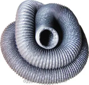 Tubo di gomma per la spirale condotto d'aria che fa la macchina del tubo tubo di fabbricazione pre isolato tubo per crescere tenda uso tubo in pvc
