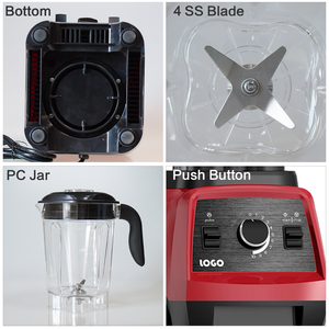 Triturador de gelo de alta capacidade, processador de alimentos, liquidificador comercial - Product Image 5