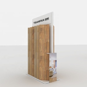 Tùy Chỉnh Khe Cắm Gỗ Sàn Gỗ Sàn Gỗ Đá Hiển Thị Đứng Gạch Sàn Gỗ Hiển Thị Giá Gốm Gạch Hiển Thị Giá - Product Image 2