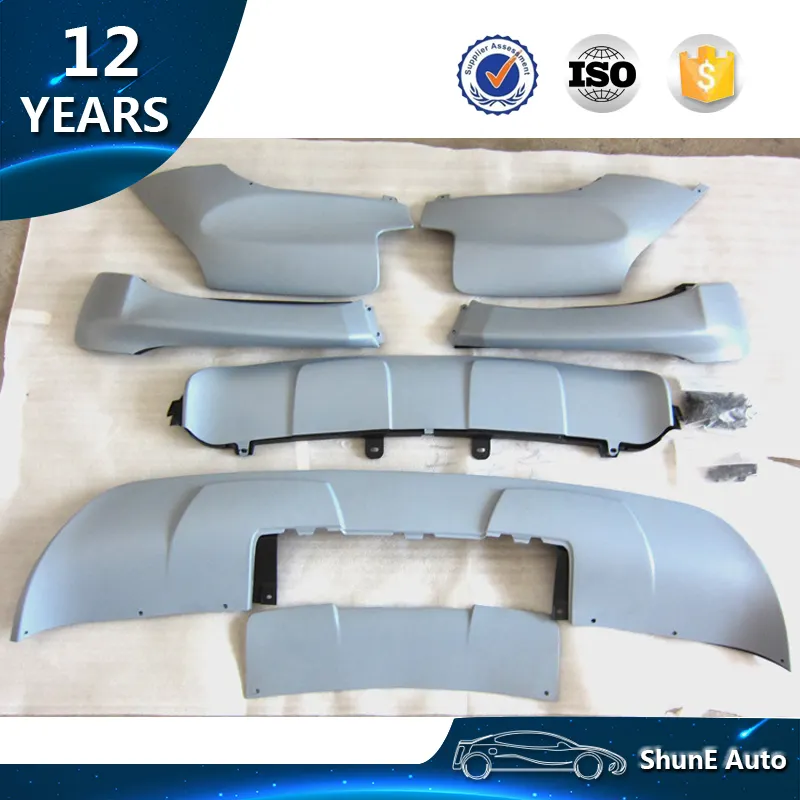 PP Anteriore e la piastra Posteriore di Pattino per X5 E70 2007-2011 Aero kit corpo (Stile Originale) accessori Auto