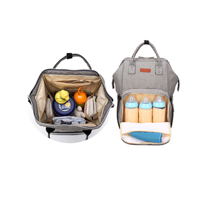 2019 Grande Capacité Étanche Bébé Maman Couche Sac À Dos USB <span class=keywords><strong>Port</strong></span> de Charge Sac À Couches - Product Image 4