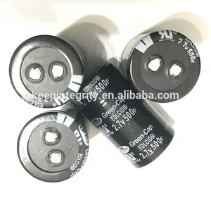 2.7V Super 500F Alto Farad Dupla Camada <span class=keywords><strong>Capacitor</strong></span> <span class=keywords><strong>Stock</strong></span> 2.7V500F Super Capacitores