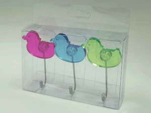 Gancho de ventosa de vacío acrílico con forma de flor multicolor - Product Image 4