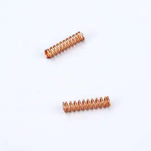 Sandingsheng-resorte de compresión de bobina de alambre de cobre, espiral pequeña personalizada de alta calidad