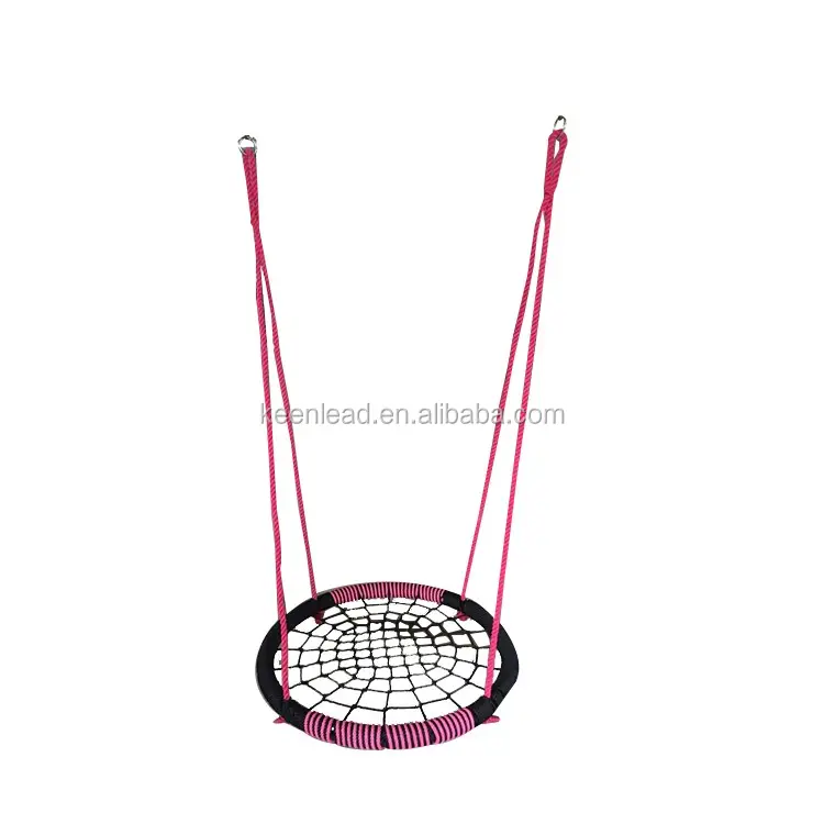 Outdoor round spider web chair hammock children net swing