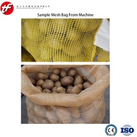 Sacs eno ronds pour fabrication de sacs, avec animaux, en filet de fruits, ligne de production, machine de fabrication