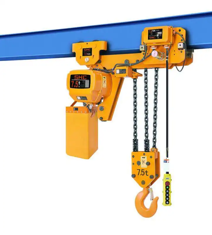 Amazon low headroom 3ton 0.5 ton 1ton ladder electric chain hoist dubai with trolley