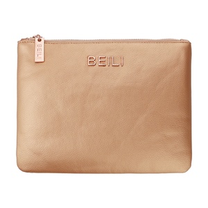 BEILI Metal <strong>Makeup</strong> <strong>Brushes</strong> Bag Cosmetics <strong>Case</strong> in Black or Rose Accept Private Label - Product Image 1