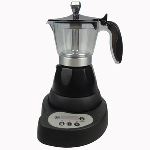 Cafetera Eléctrica <span class=keywords><strong>Moka</strong></span> con Temporizador Electrónico de PC de Nuevo Diseño de 3 Tazas JK40401-C(83A) - Product Image 4